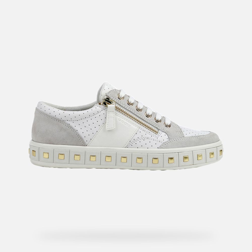 Tenis Geox Senhora Branco - Leelù - NAOQF9375